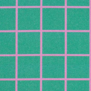 Preview: The happy Canvas Story by Cherry Picking Karos auf Smaragd/Rosa